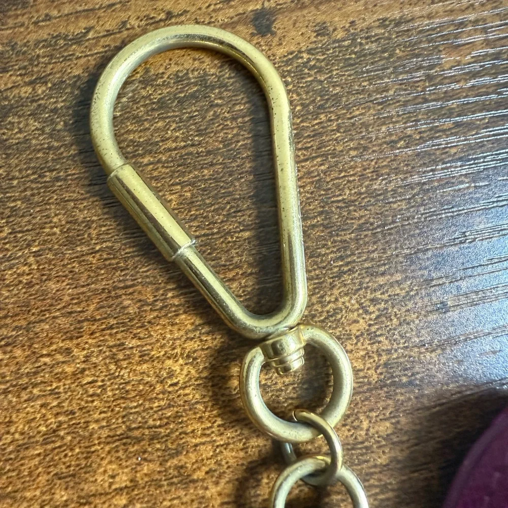 Louis Vuitton Brown and Gold Key Holder with Pink and Blue Accents - Picture 6 of 9